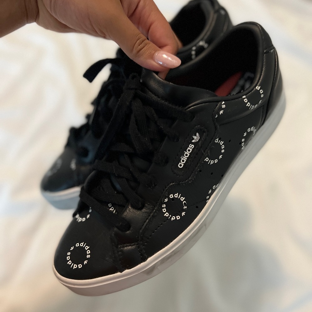 Black adidas sneaker